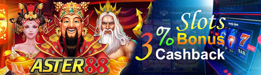 BONUS CASHBACK SLOT 3%