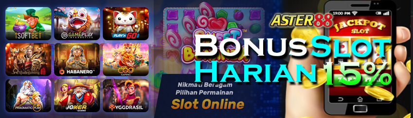 BONUS HARIAN SLOT 15%